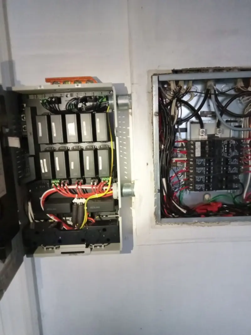 Electrical panel upgrade completed for Security Camera Wiring in Owensboro